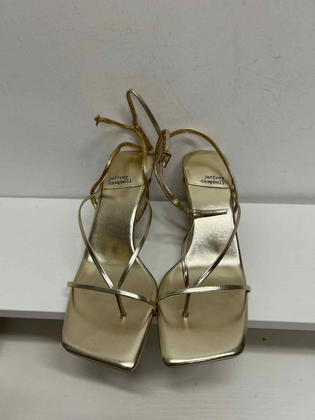 Jeffrey Campbell Women Size 8.5 Light gold metalic New Heels