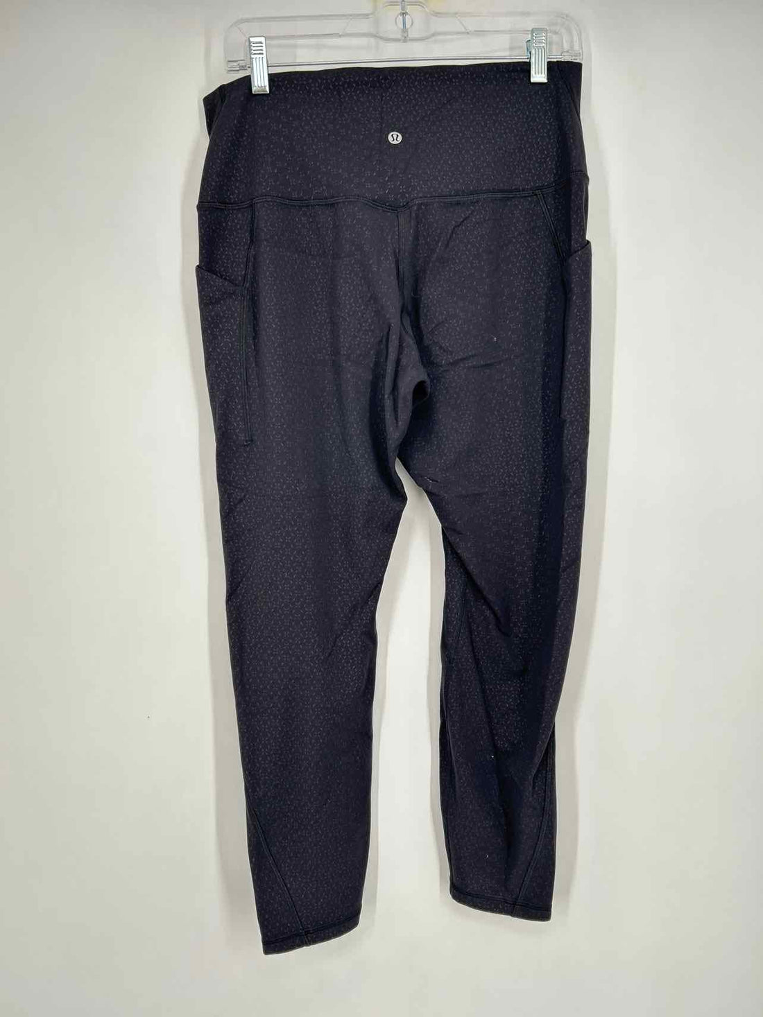 Lululemon Size 12 Black Print Active Leggings