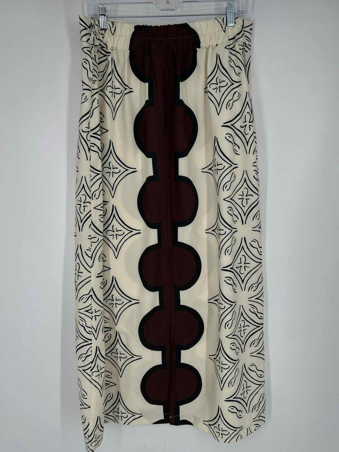 Lavi Size XL Ivory Black & Brown Skirts