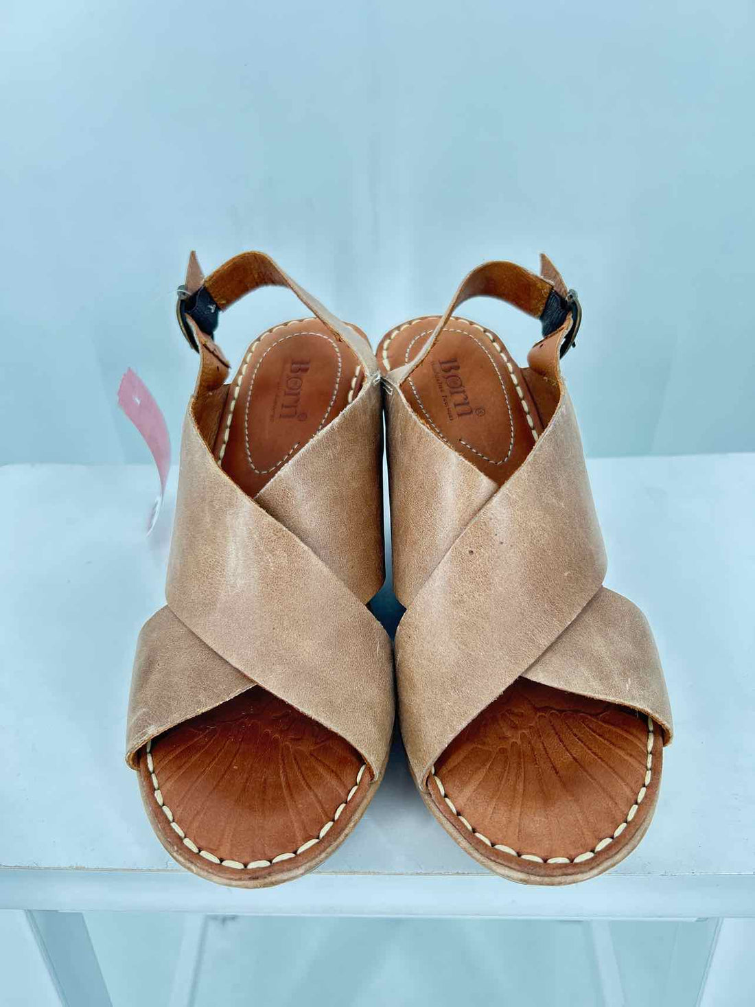 Born Women Size 7 Taupe Wedges