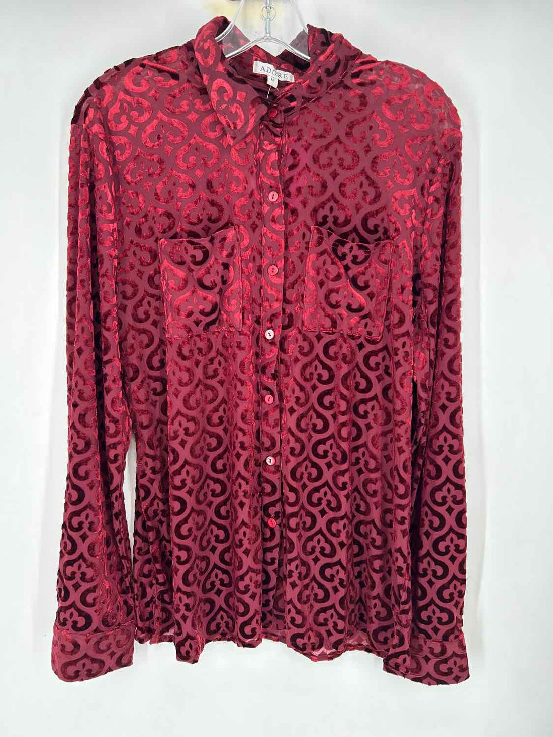 Adore M Burgandy NWT Holiday