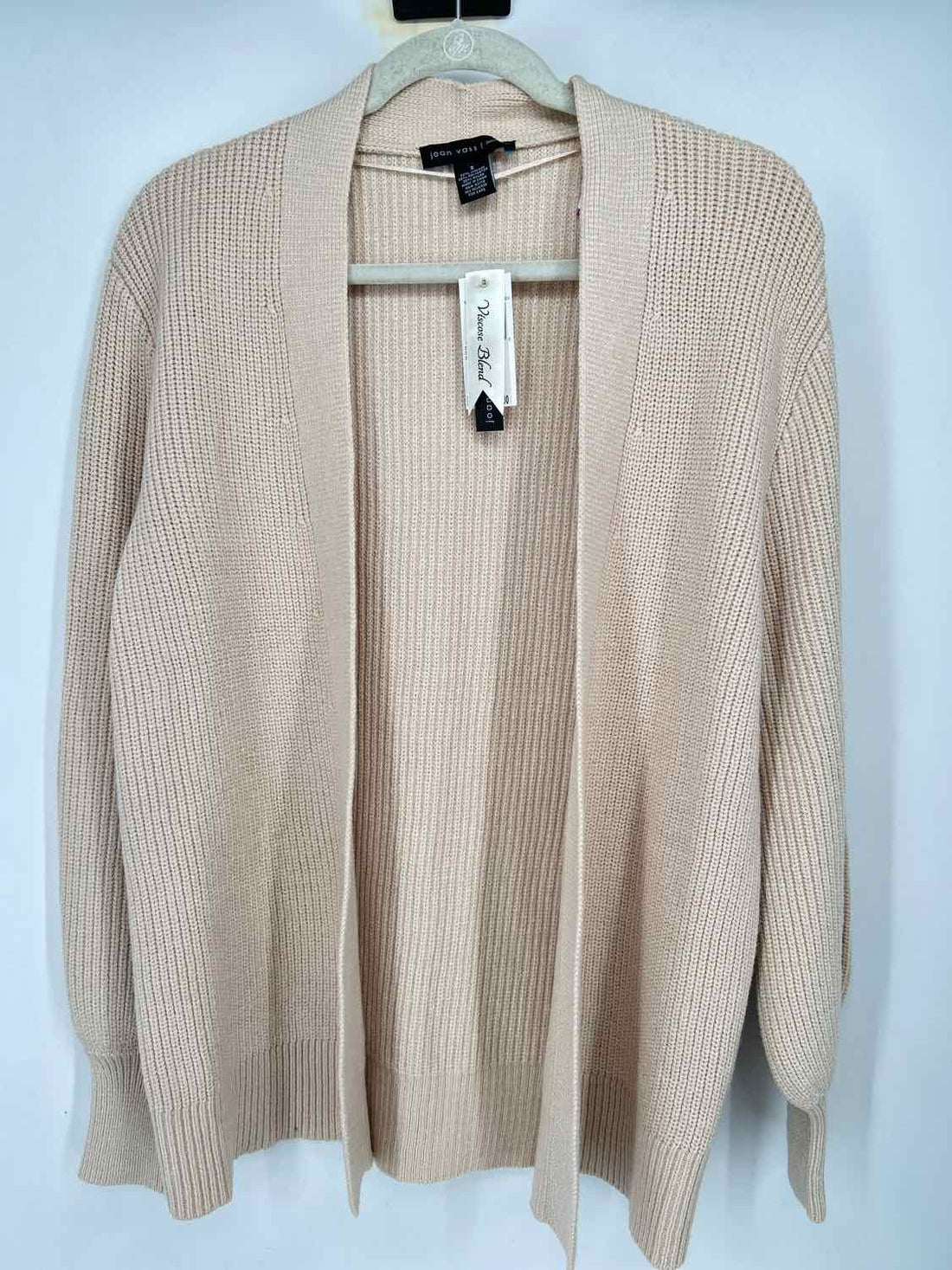 Joan Vass Size S Cream NWT Cardigan
