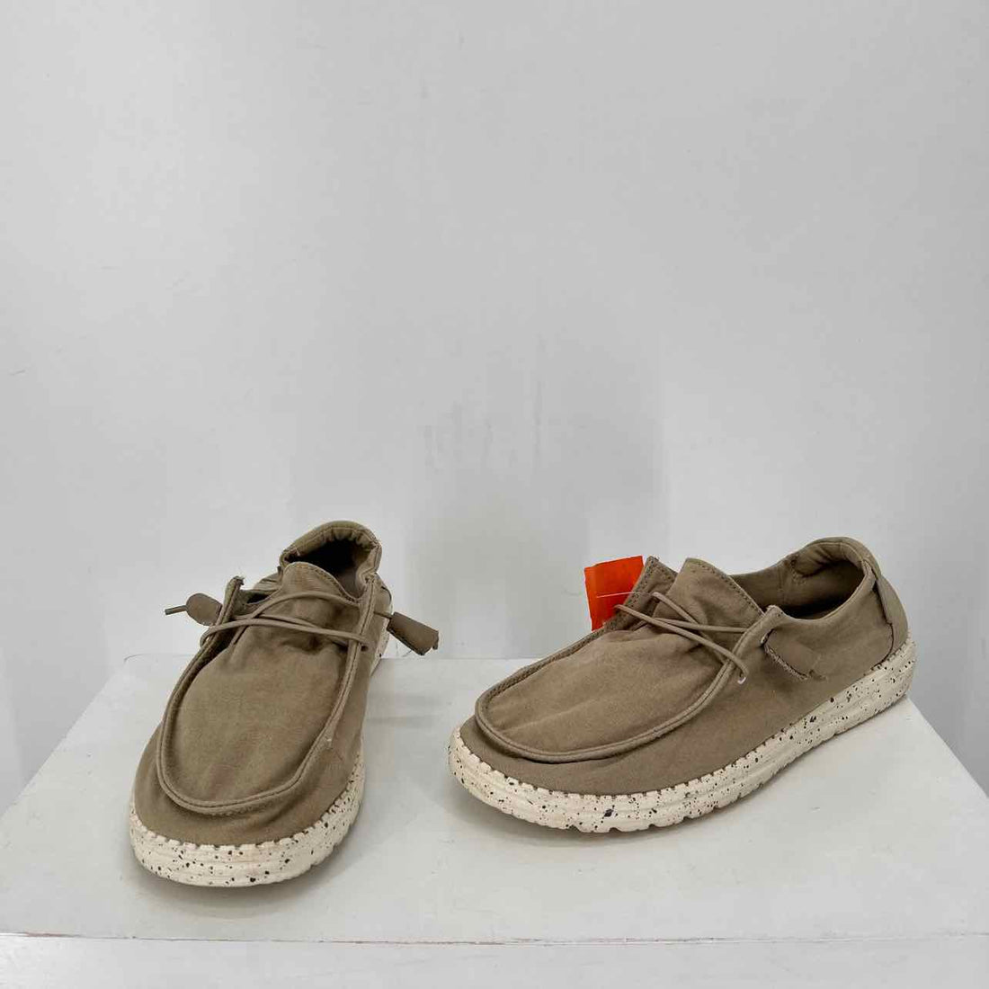 Hey Dude Women Size 8 Khaki Sneakers