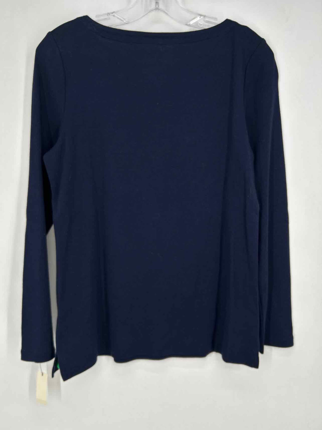 Talbots Size LP Navy Embellished NWT Long Sleeve