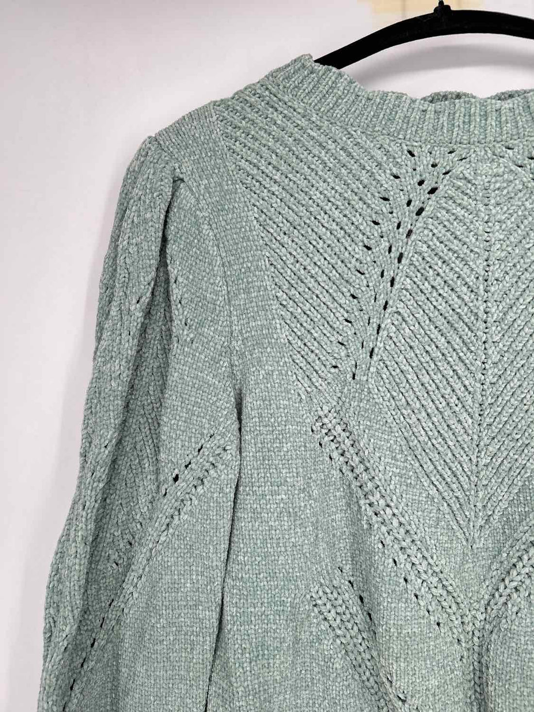 Cynthia Rowley Size S Mint Green Chenille Sweater