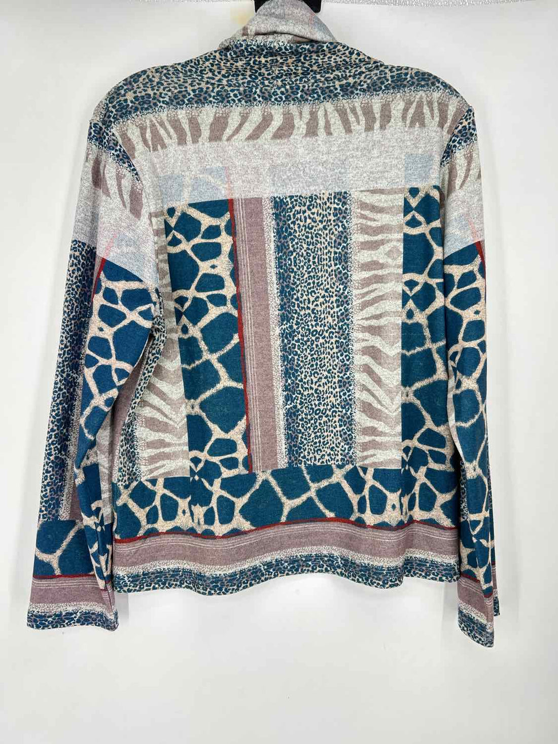 Jessica Graaf Size M Light Gray Print Sweater