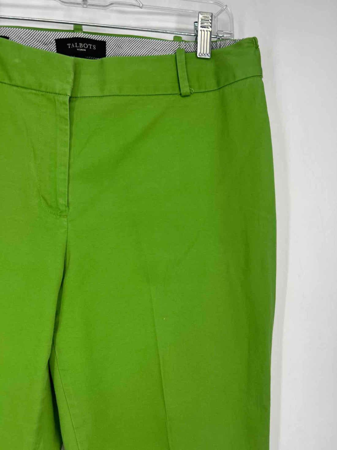 Talbots Size 14W Lime Green Pants