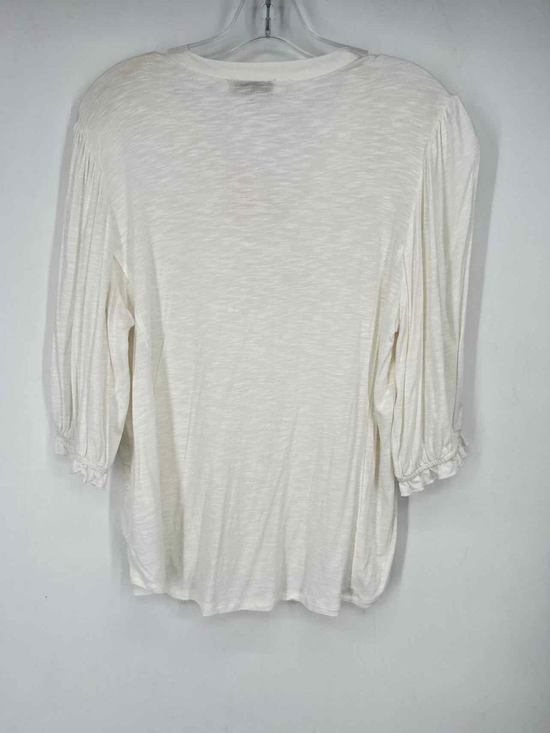Democracy Size L White Embroidered Long Sleeve