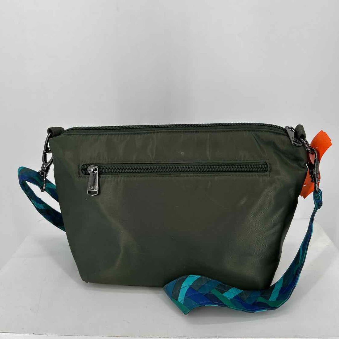 Lug Dark Green Nylon Pre Owned Crossbody