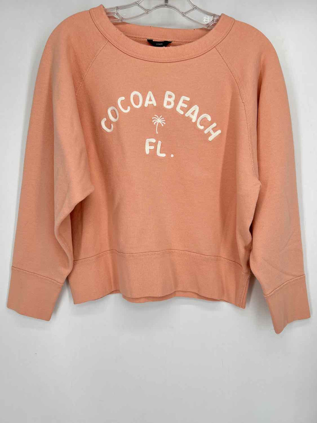 J Crew Size M Peach Sweatshirt