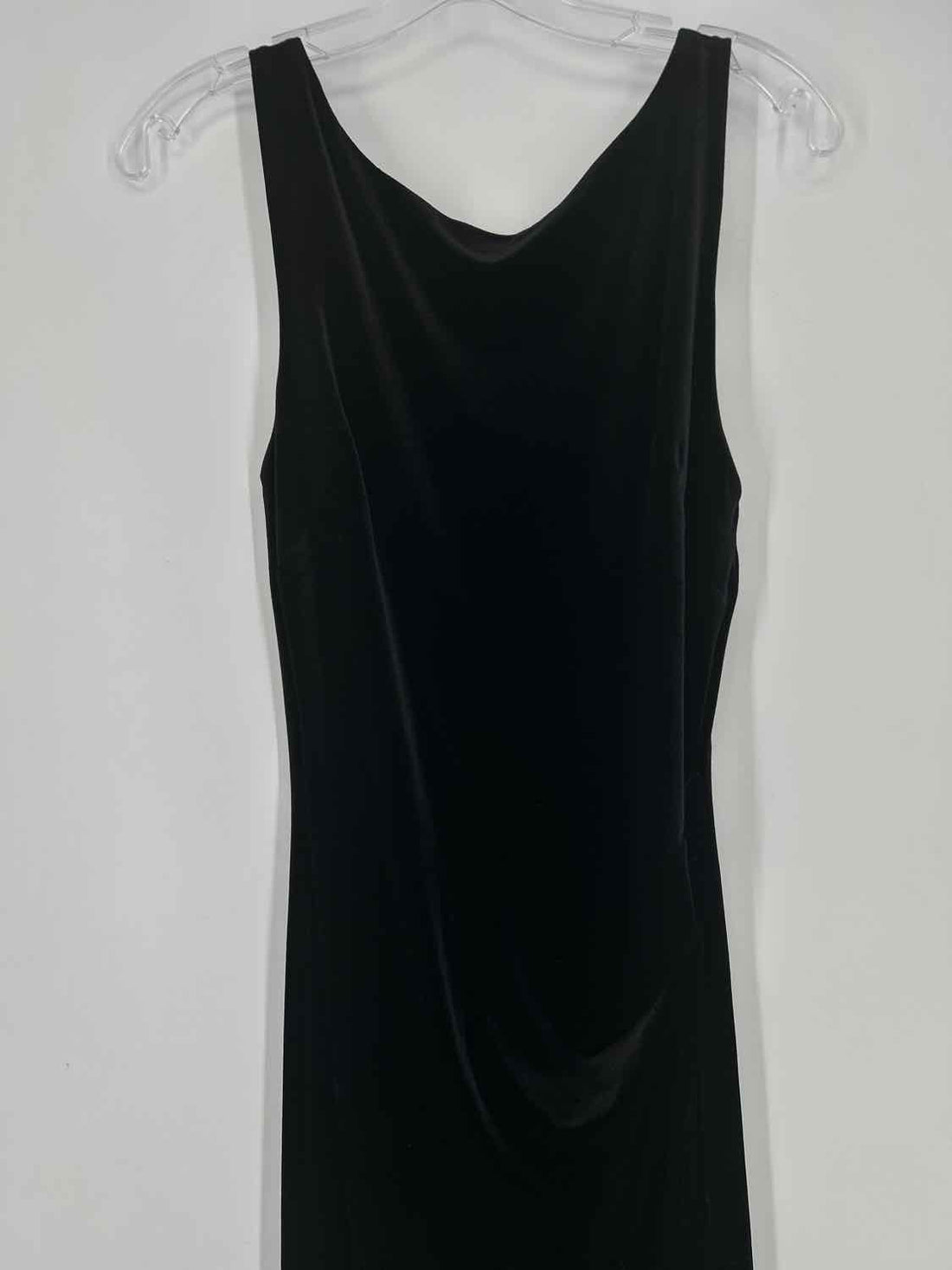BCBGMaxazria Size M Black Velvet Dress