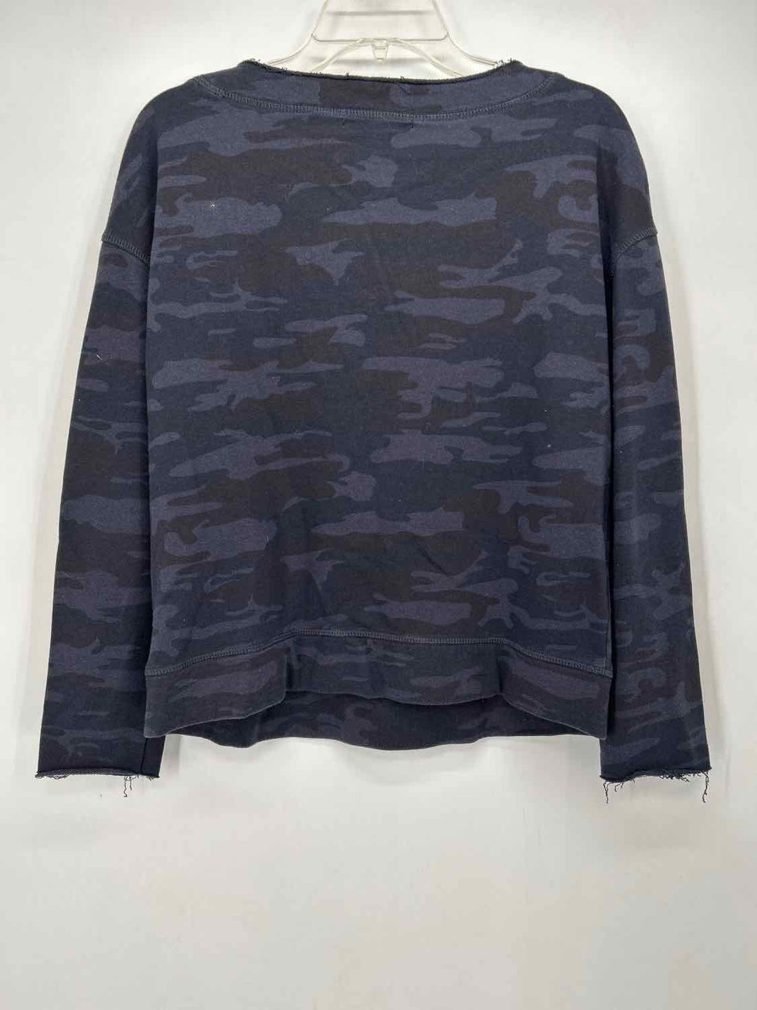 Sanctuary Size S Dark Navy Camo Sweatshirt