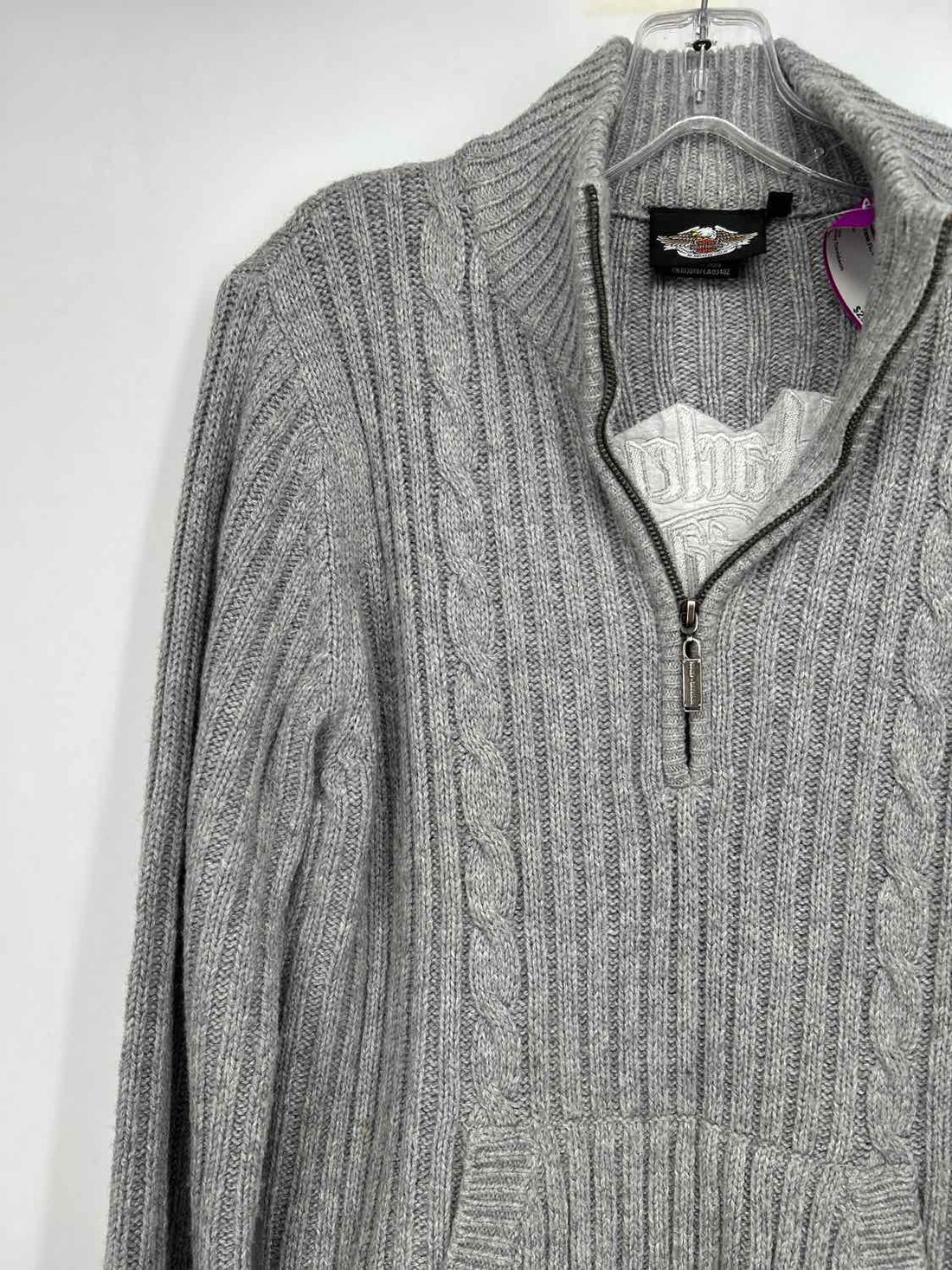 Harley Davidson Size L Gray Sweater