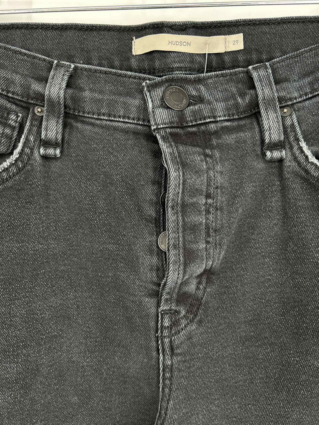 Hudson Size 29 Black Denim Jeans