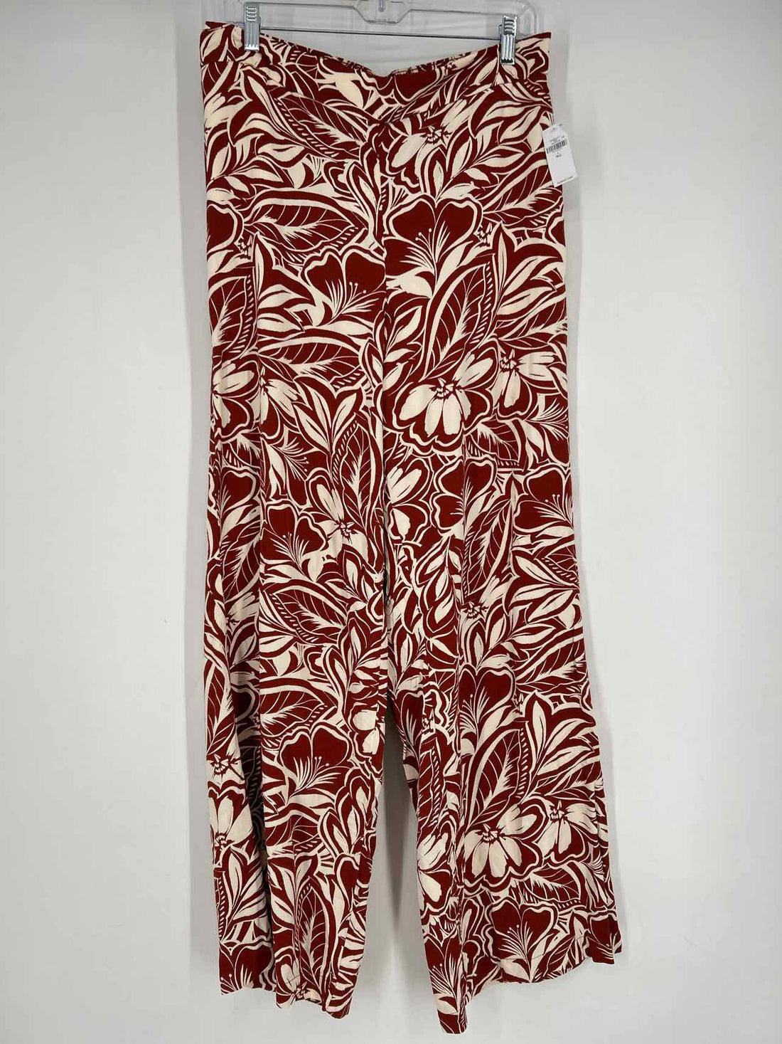 Old Navy Size L Tall Rust Brown & White NWT Pants
