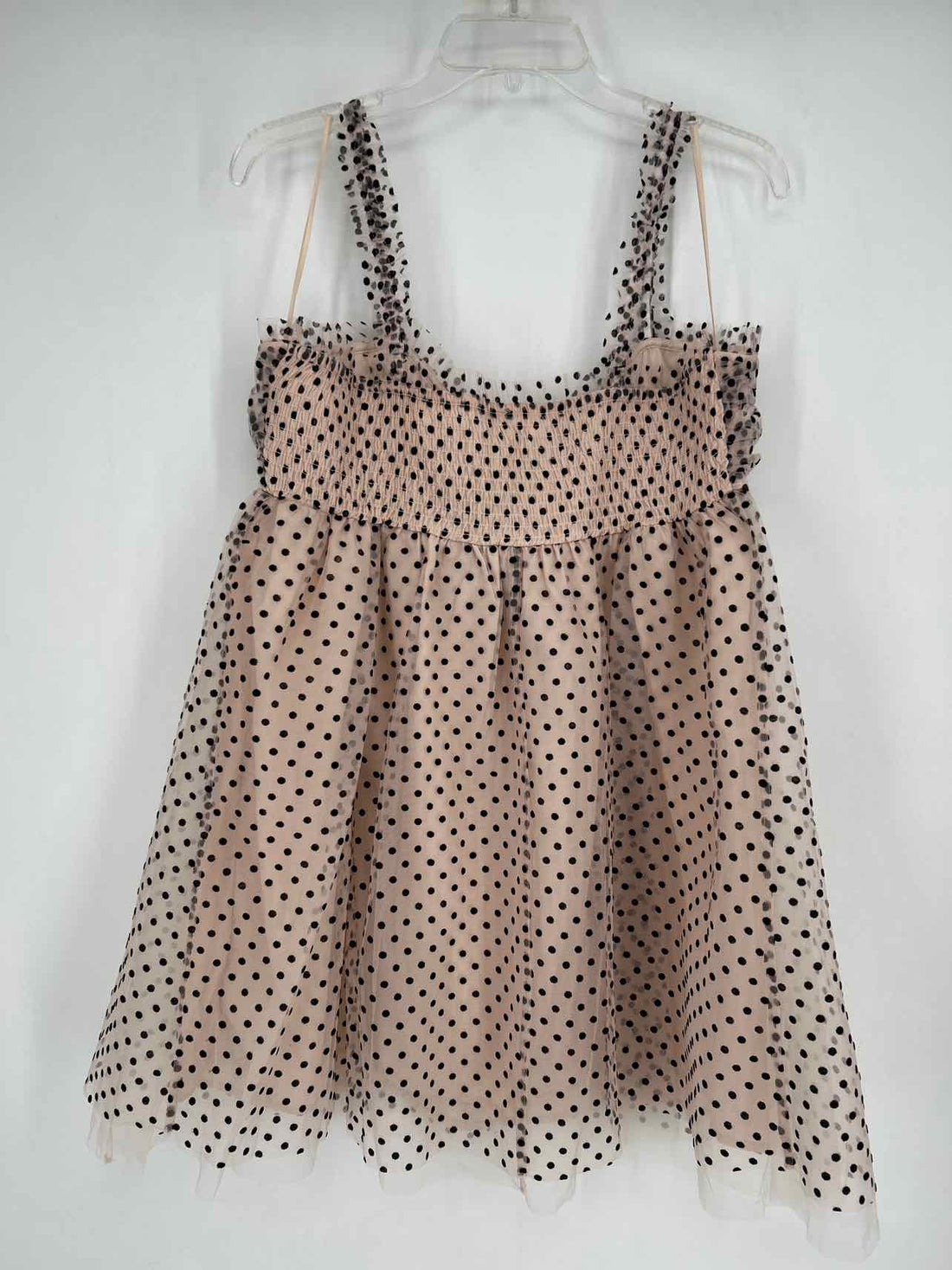 American Eagle Size XL Blush Polkadot Tulle NWT Dress