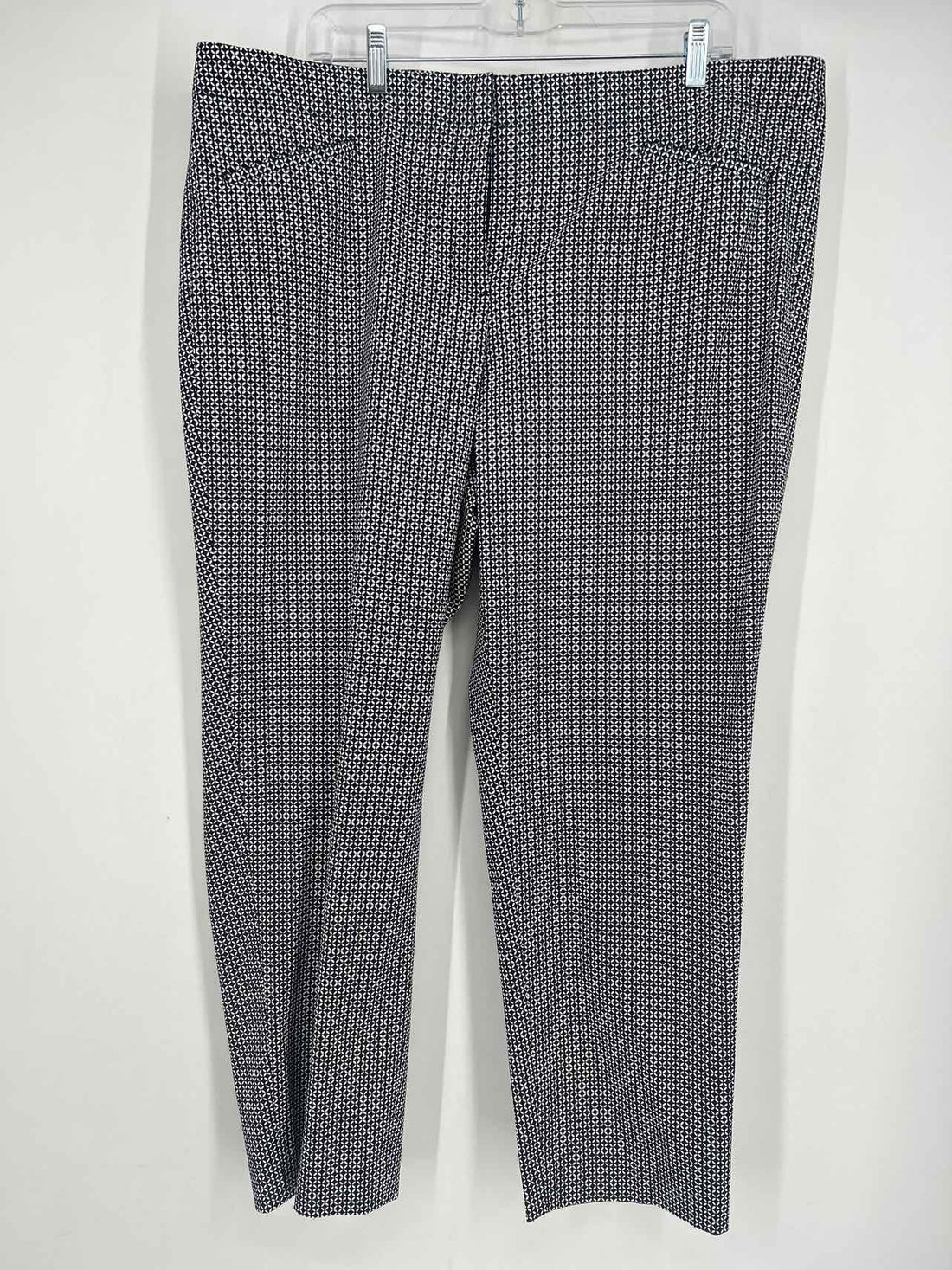 J Jill Size 18 Black & White Print Pants