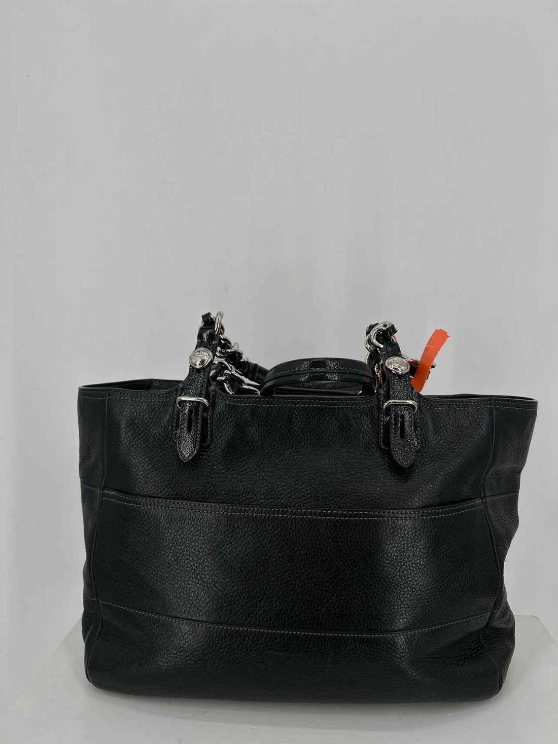Coach Black Leather Vintage Tote