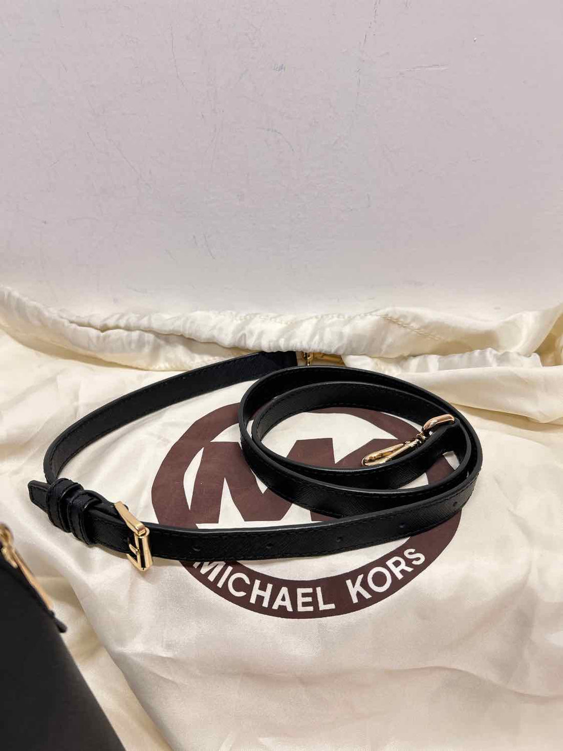 Michael Kors Black Saffiano Leather Pre Owned Satchel