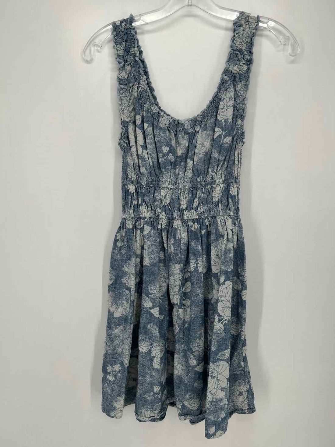 American Eagle Size S Chambray Floral Dress