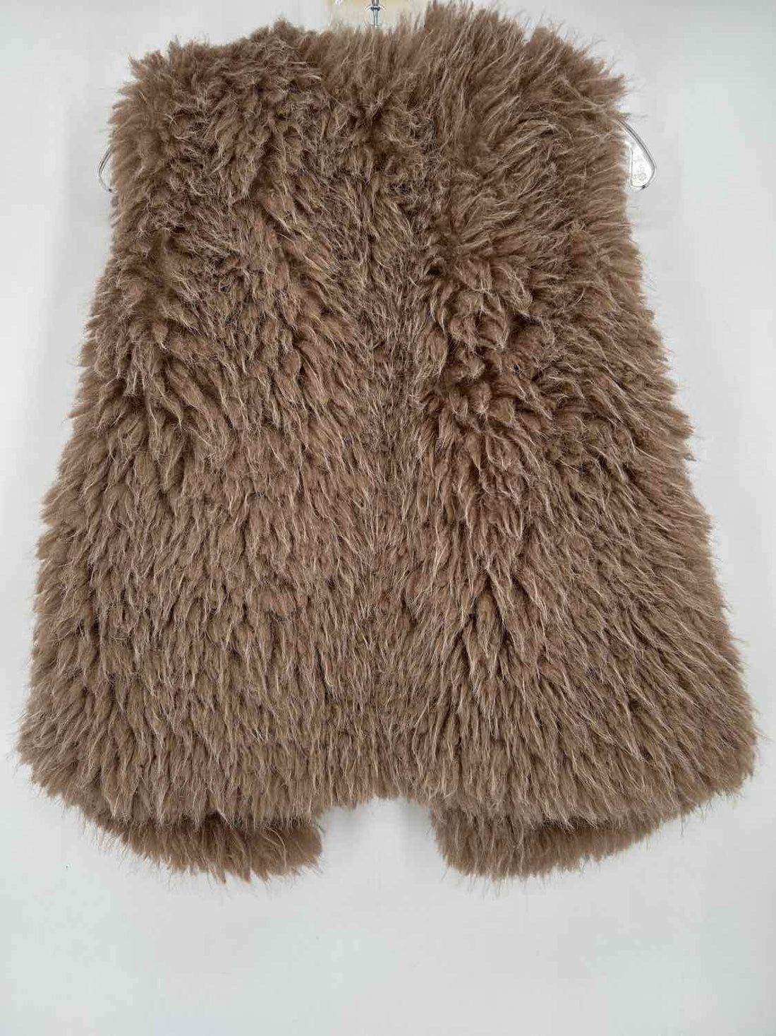 And Now This Size SP Taupe Faux Fur Vest
