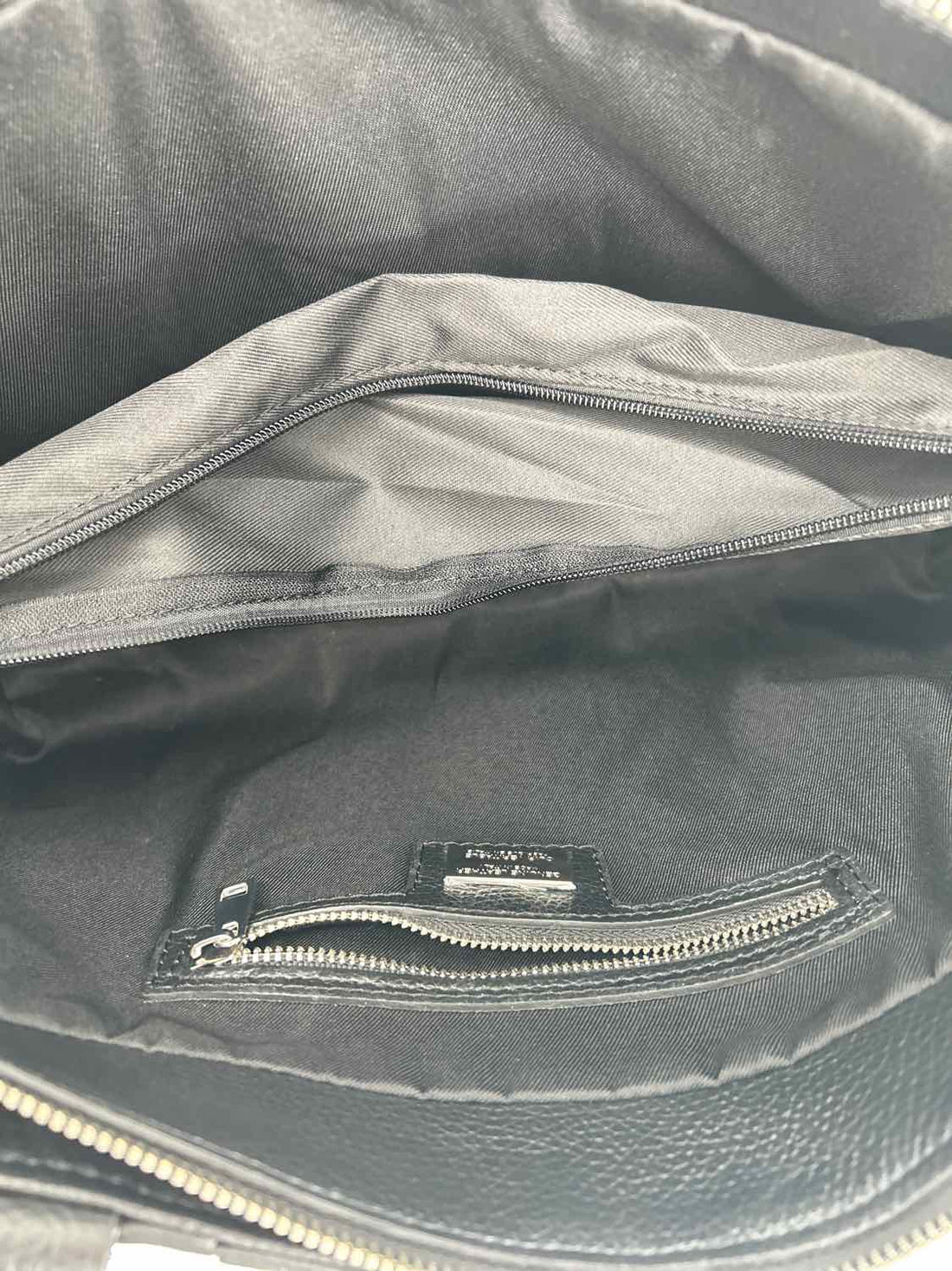 Genuine Leather Black Tote