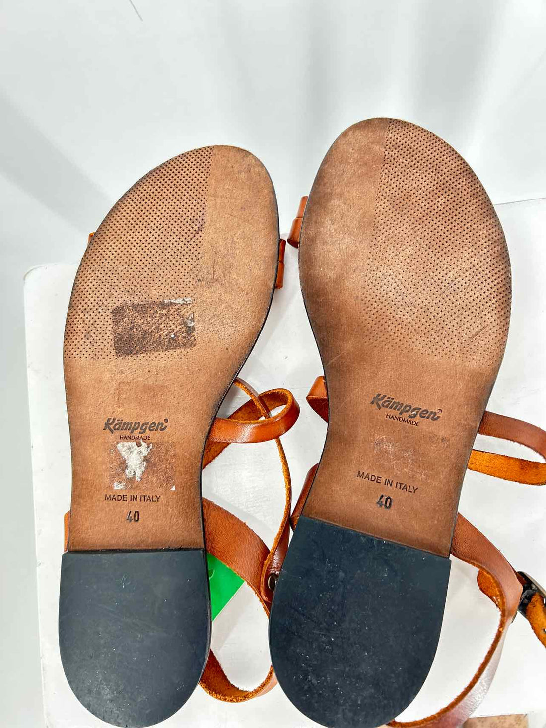 Kampgen Women Size 40 (9-9.5) Brown Sandals