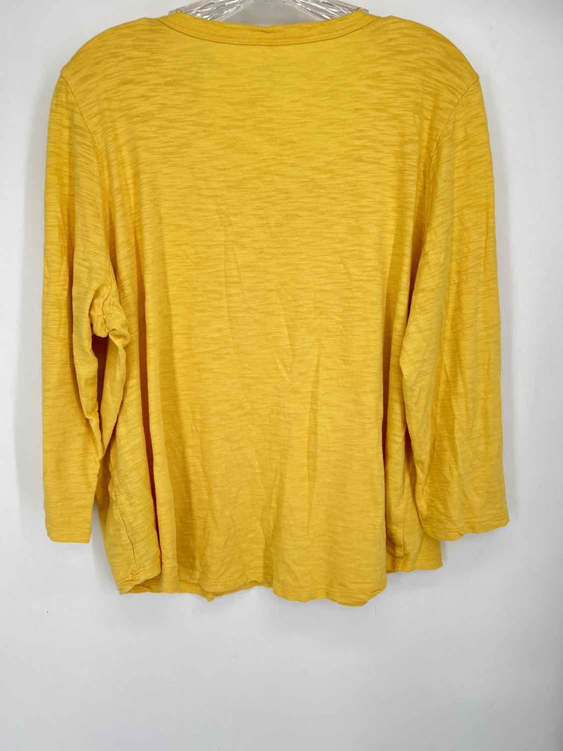 Chicos Size 3(XL) Yellow Long Sleeve