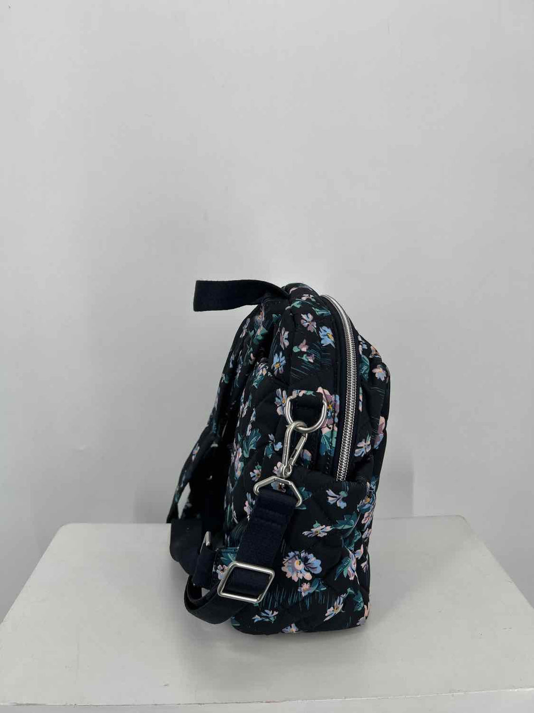 Vera Bradley Navy Floral Canvas Backpack