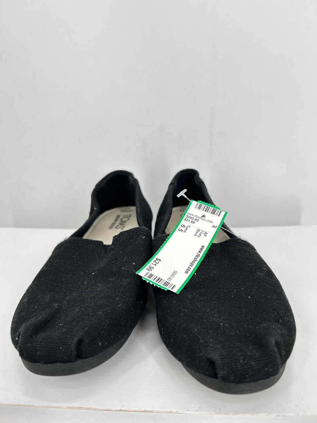 Toms Women Size 6.5 Black Flats