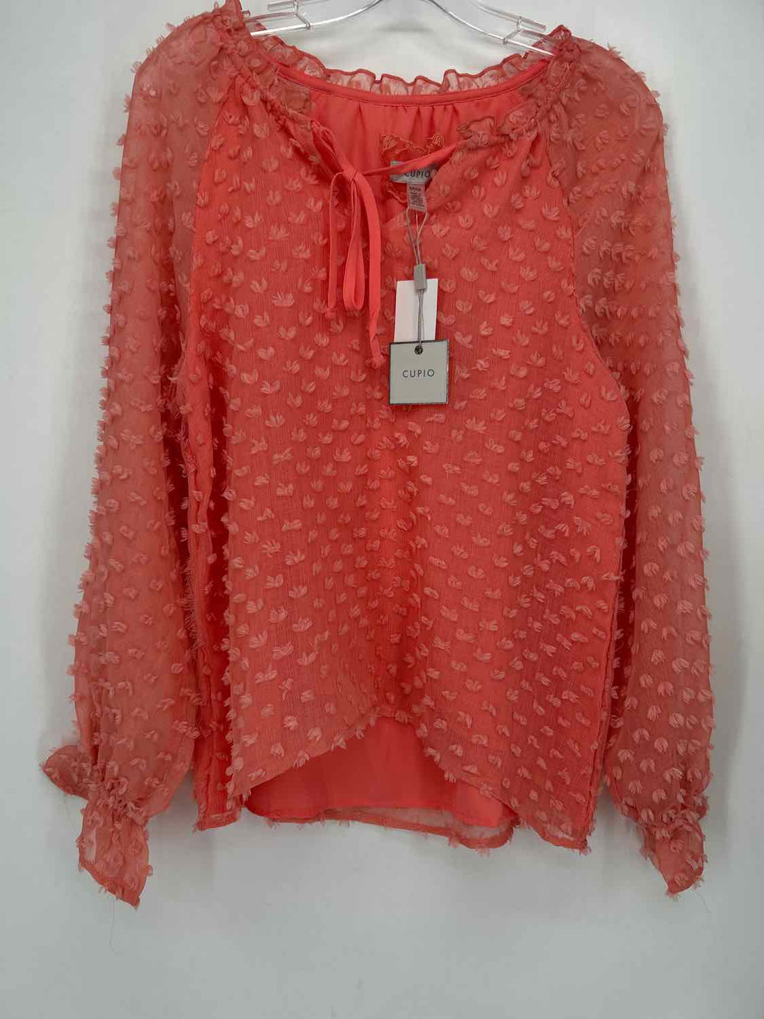 Cupio Size S Coral NWT Long Sleeve
