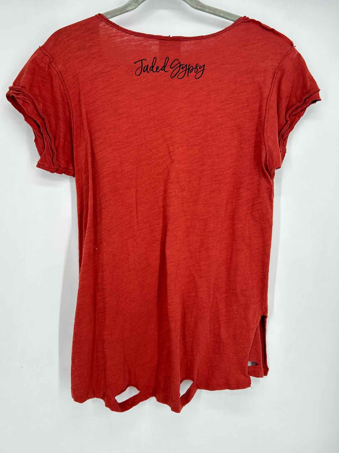 Jaded Gypsy Size S/M Maroon Short Sleeve