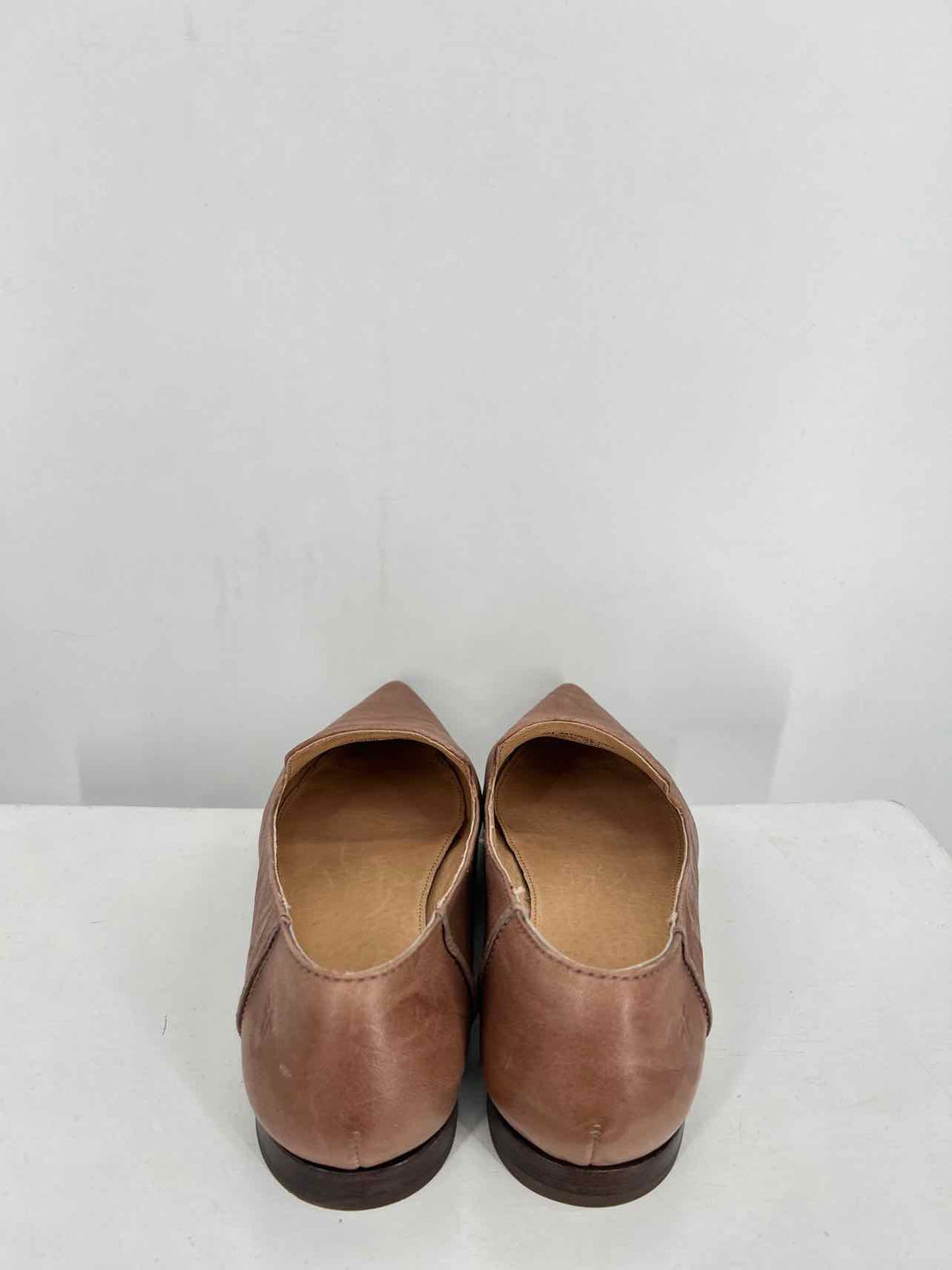 Frye Women Size 8 Brown Genuine Leather Flats