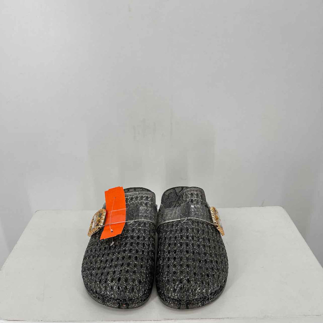 No Brand Name Women Size 39 Gray glitter Clogs