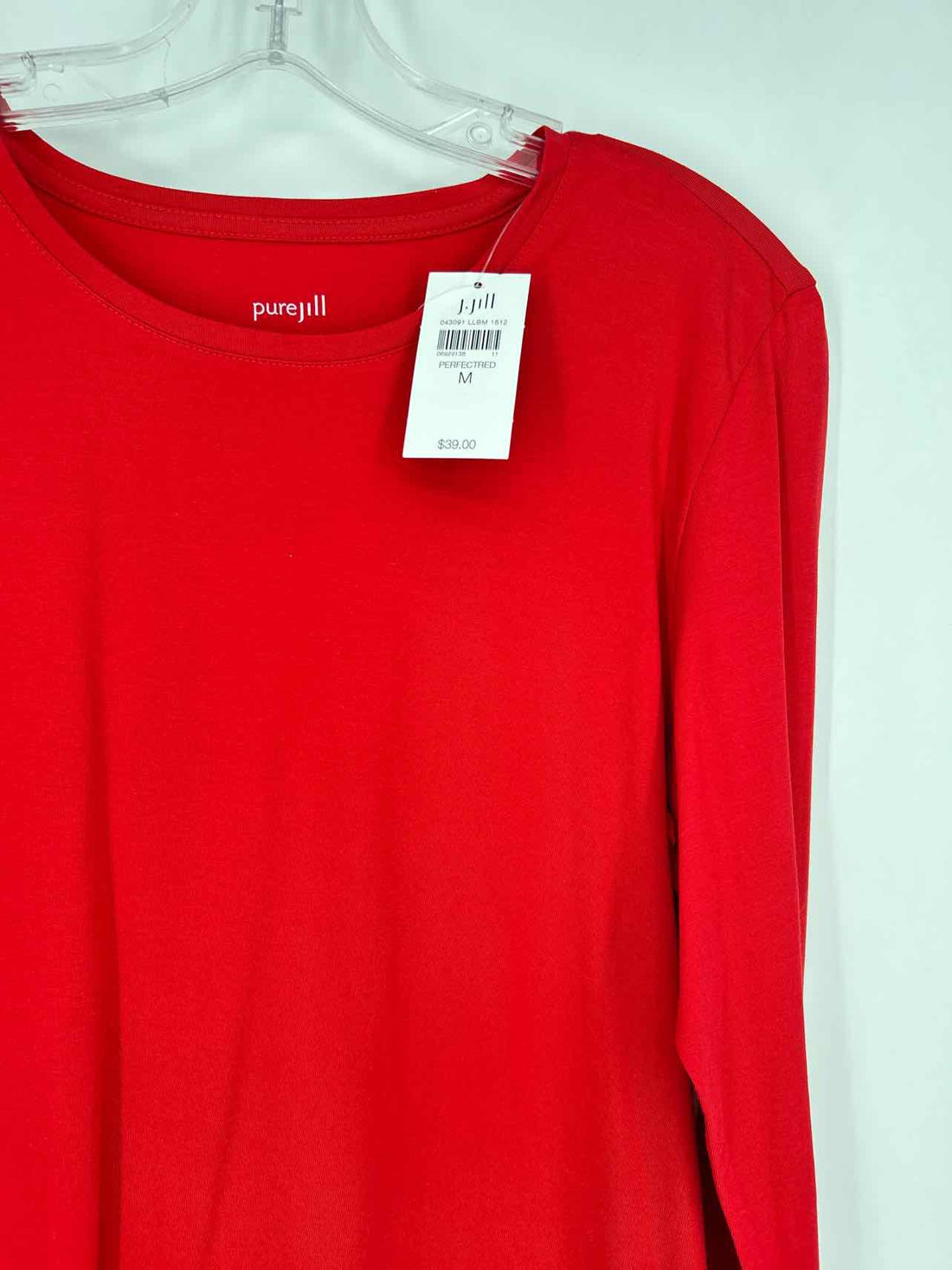 Pure Jill Size M Red NWT Long Sleeve
