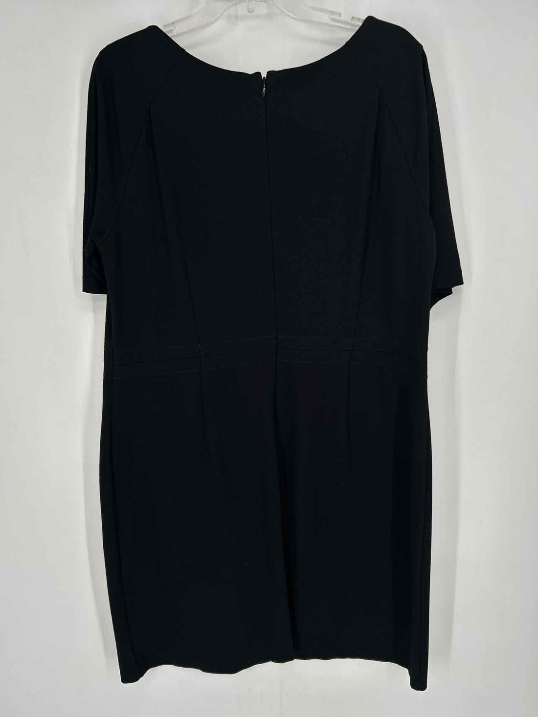 Talbots Size 16 Black Short Sleeve Dress