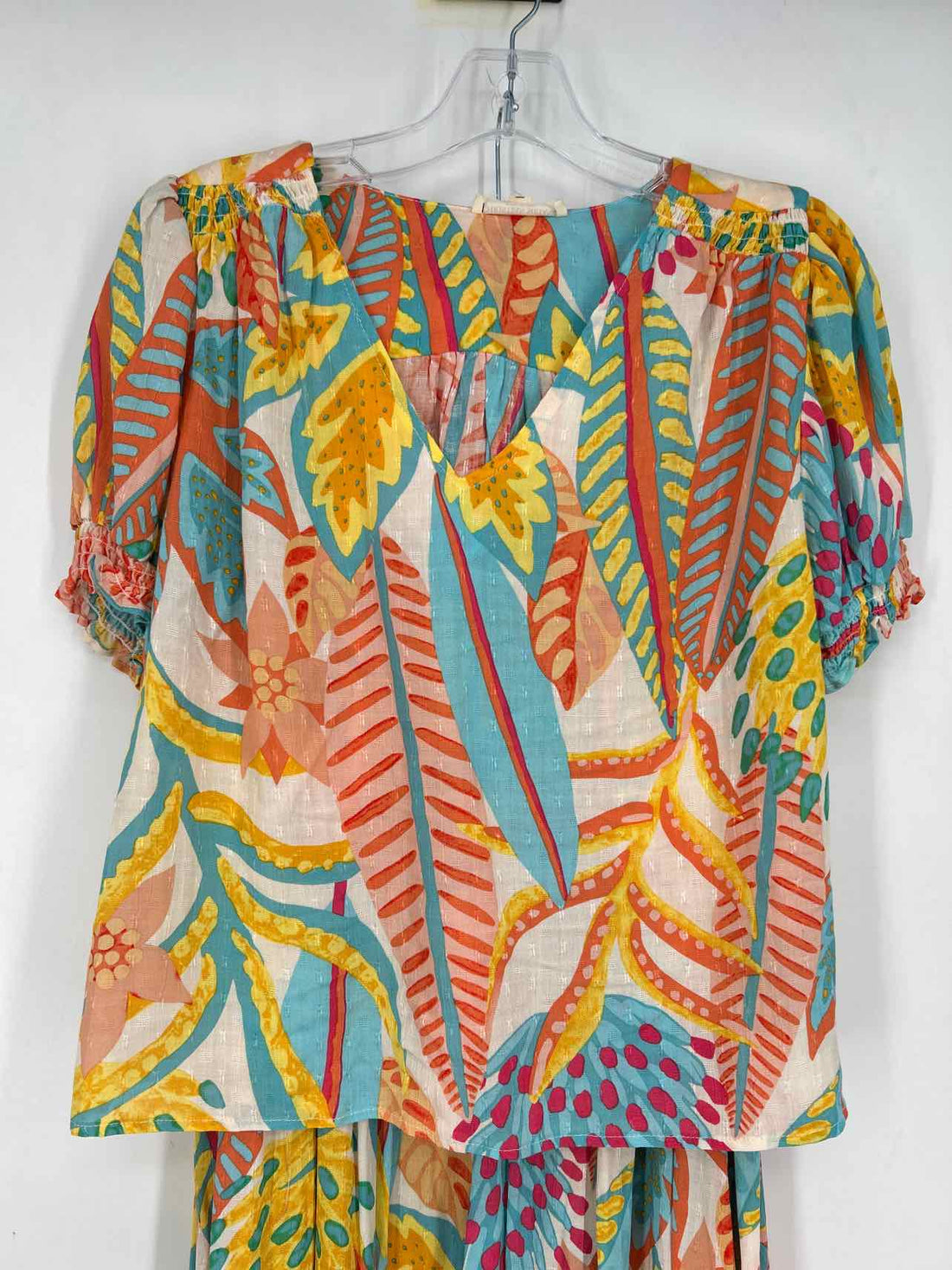 Christian Siriano Size S Beige Multi Color Print NWT Multi-Piece Set