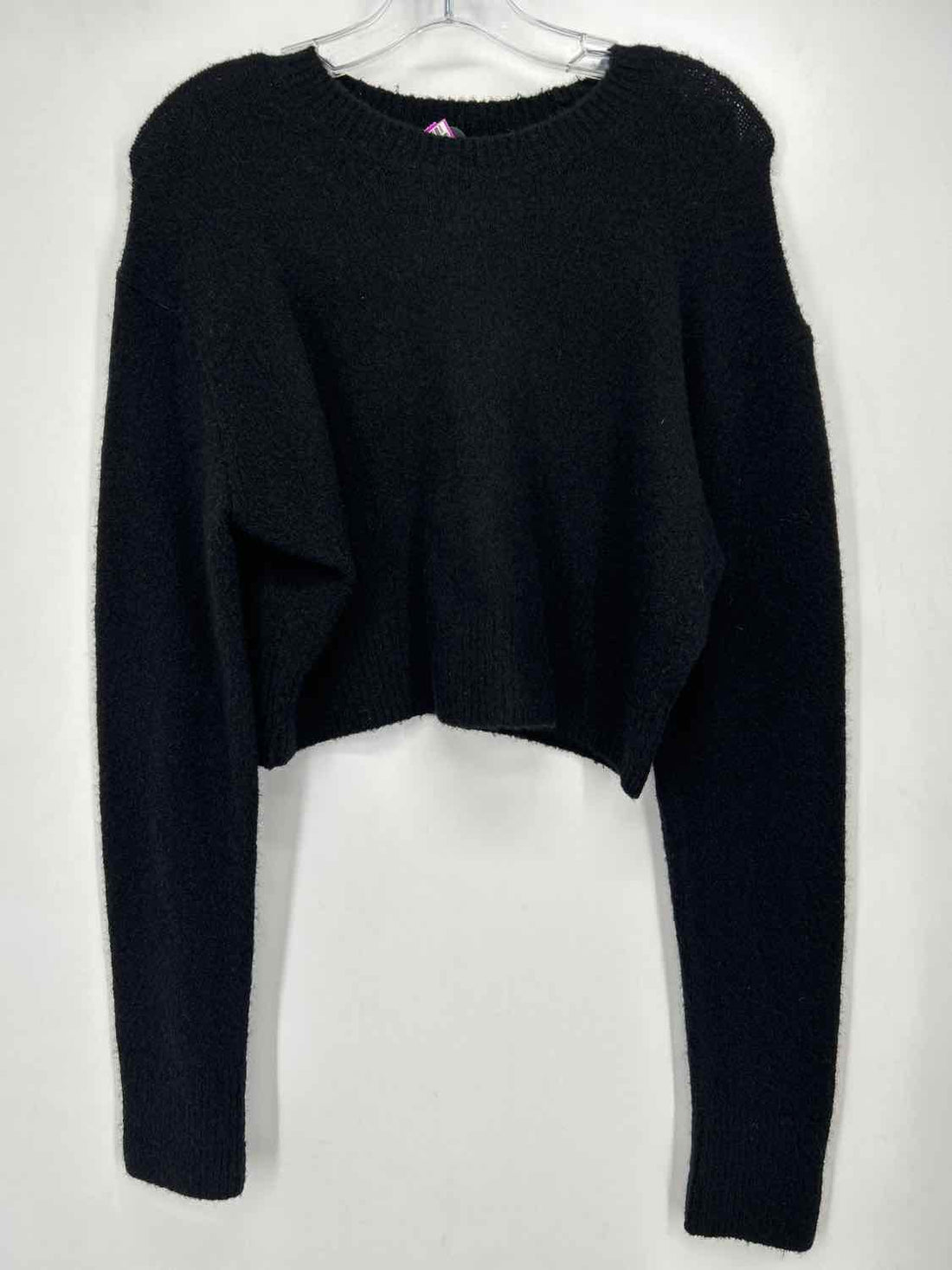 All Saints Size M Black Wool Blend Sweater
