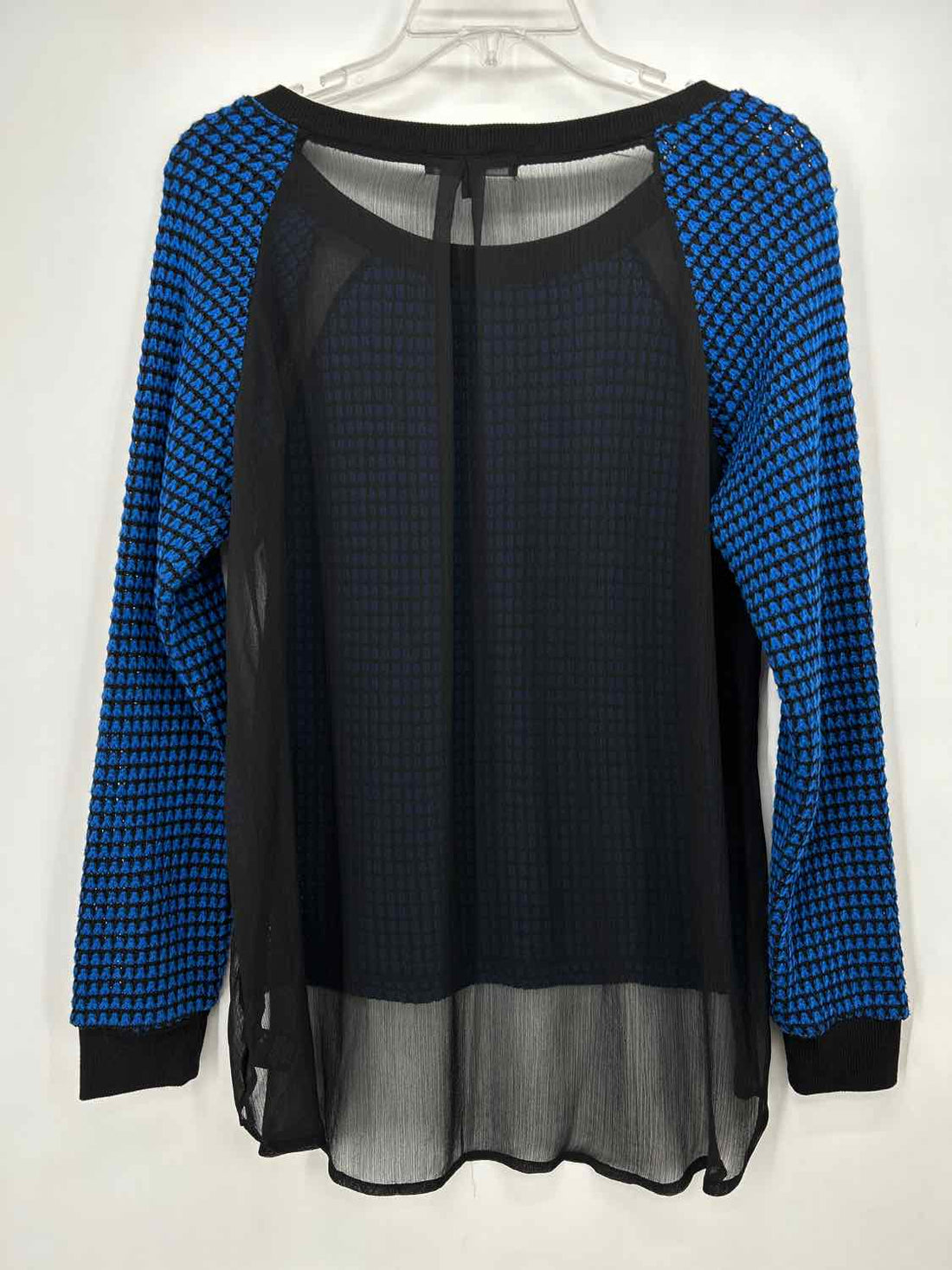 Sanctuary Size S Black & Blue Sweater