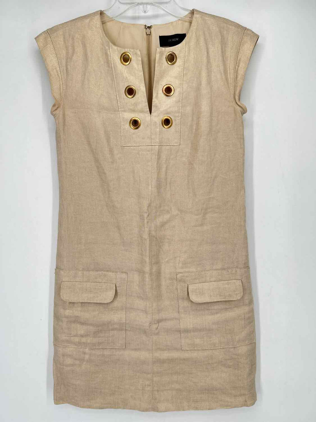 J Crew Size 00 Golden Sands Short Sleeve Dress
