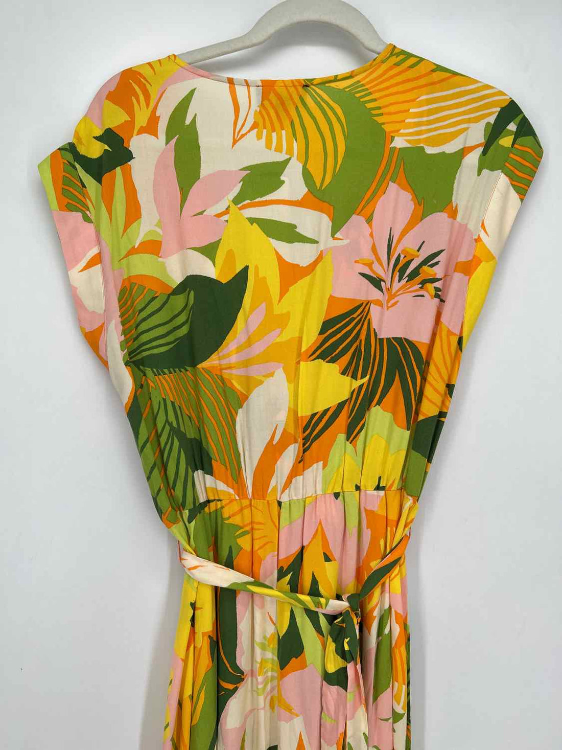 MSK Size L Green Orange & Yellow NWT Maxi