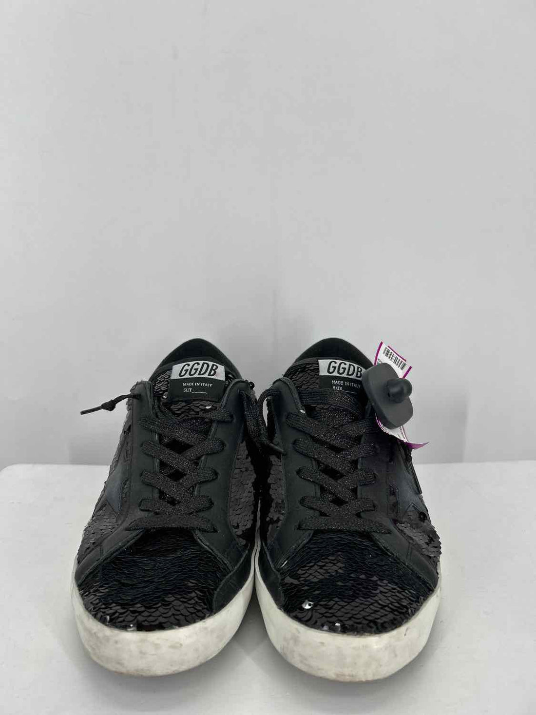 Golden Goose Women Size 39 (8.5-9) Black Sequins Sneakers