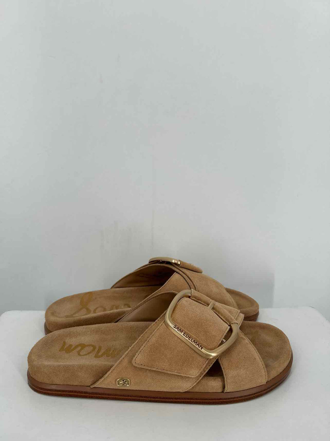 Sam Edelman Women Size 9 Tan New In Box Suede Sandals