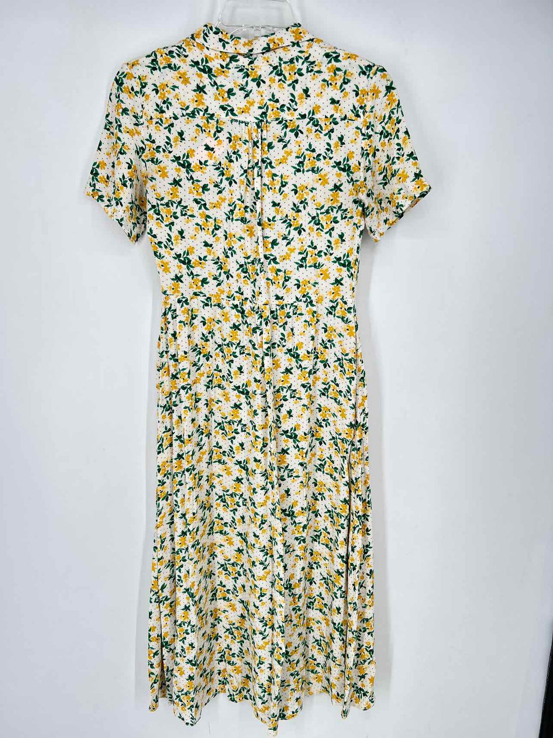 Urban Outfitters Size S White Floral Short Sleeve Dress