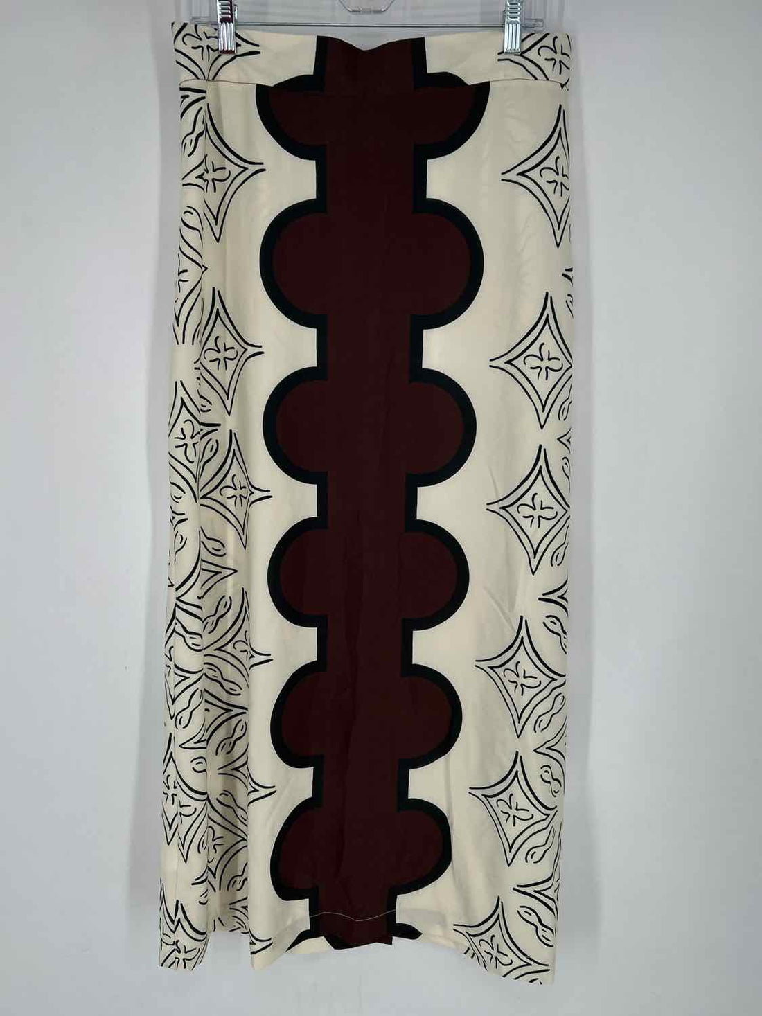 Lavi Size XL Ivory Black & Brown Skirts