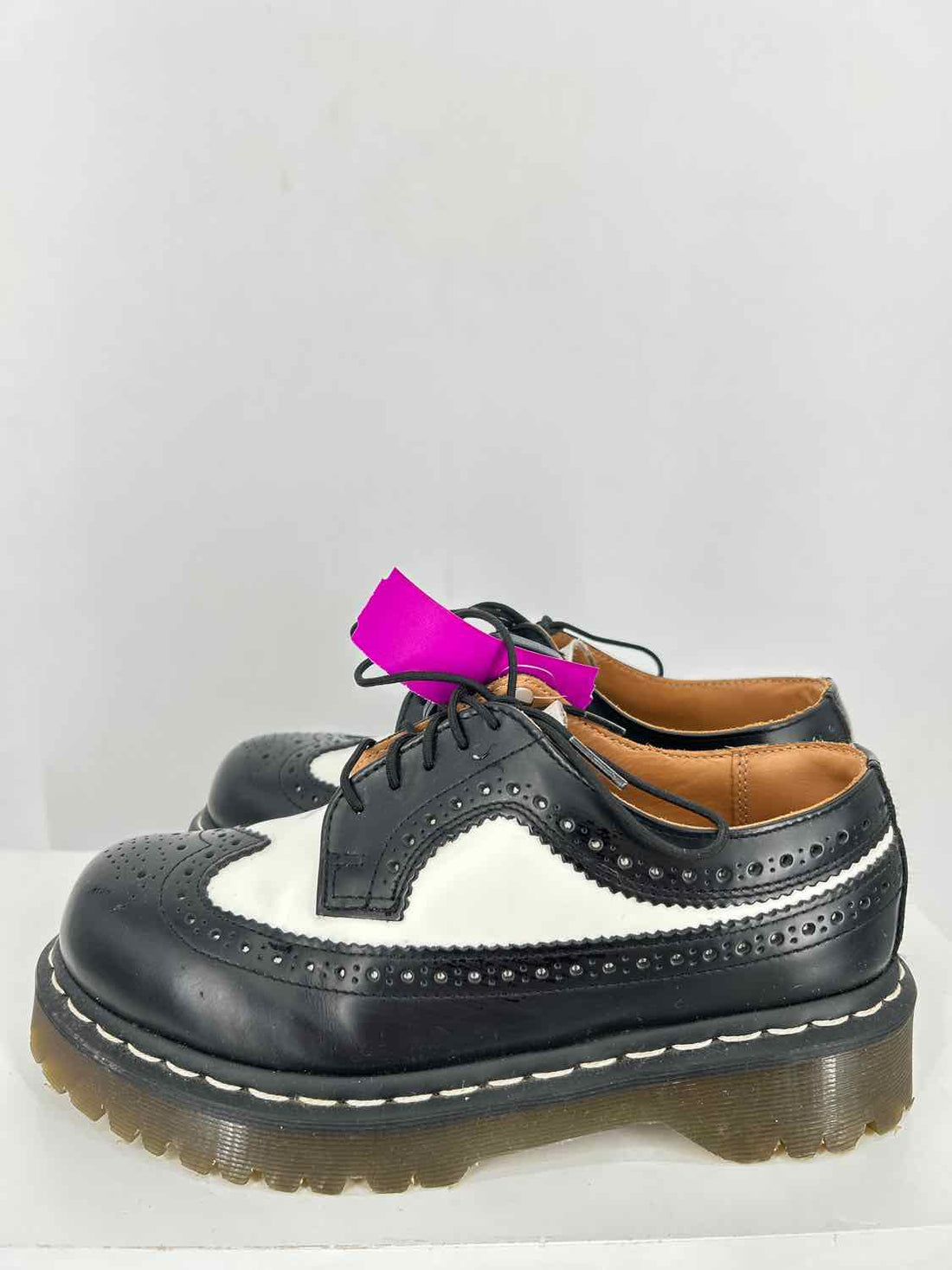 Dr. Martens Women Size 10 Black & White Loafers