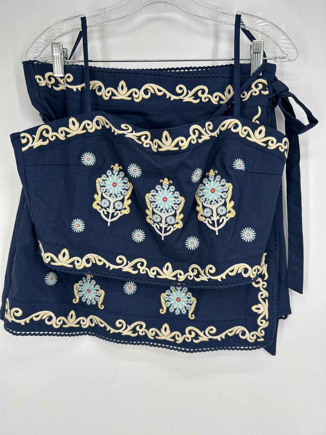 Jacquie The Label Size L Navy Embroidered Multi-Piece Set