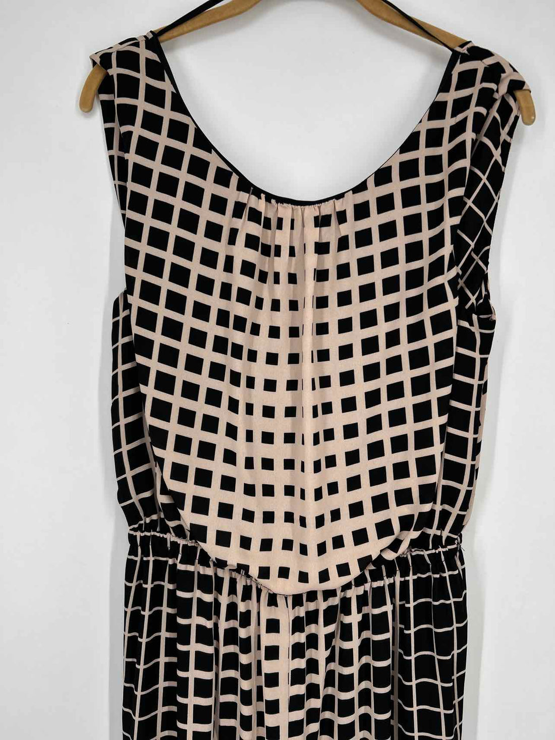Gibson Latimer Size M Black & Beige Sleeveless Jumpsuit