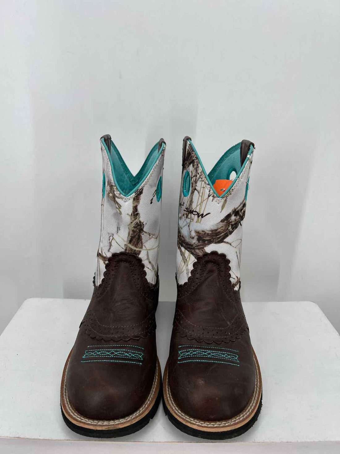 Ariat Women Size 8.5 Brown & White Cowboy Boot