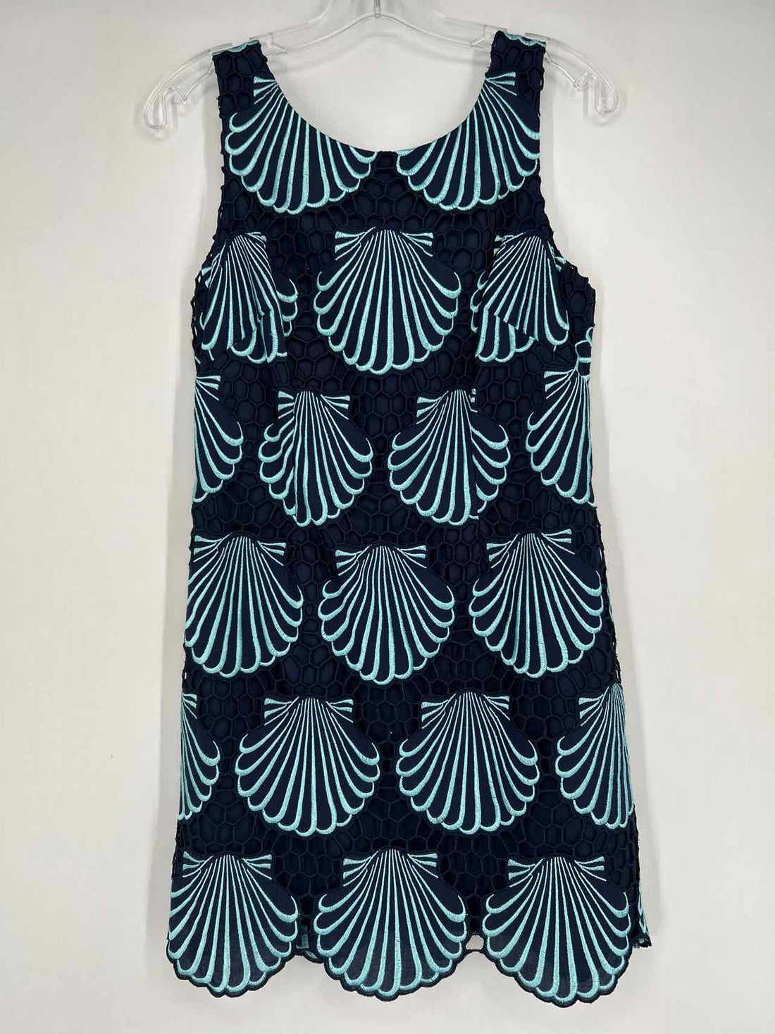 Lilly Pulitzer 6 Navy Print Embroidered Sleeveless Lilly Pulitzer Dress